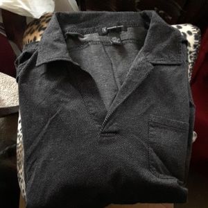 Short sleeve V neck polo